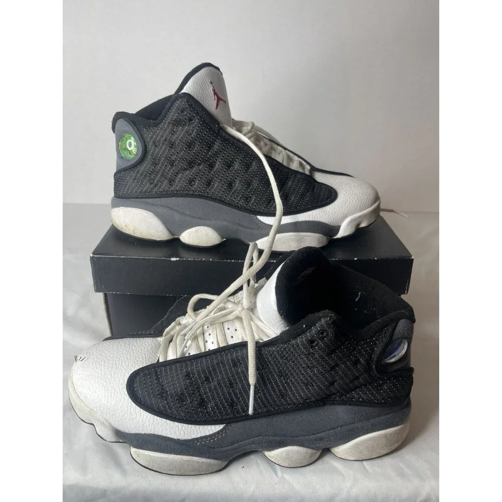 Sz 10 Nike Air Jordan 13 Retro Black‎ White Casual Lifestyle Men's DJ5982-060